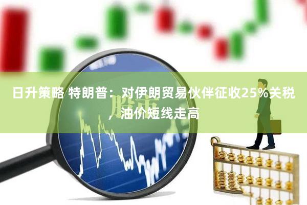 日升策略 特朗普：对伊朗贸易伙伴征收25%关税，油价短线走高